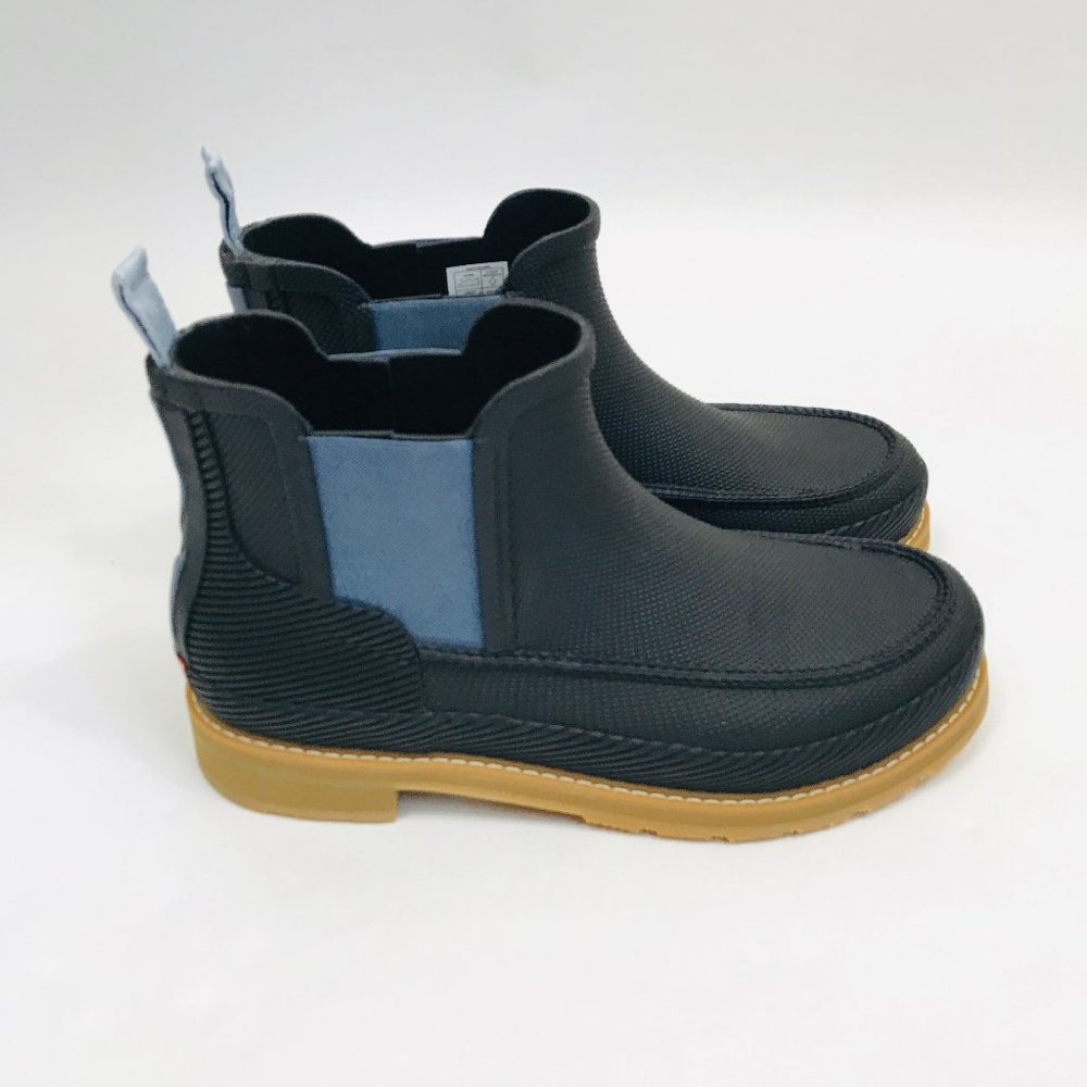 HUNTER Original Seaton Moc-Toe Chelsea Boots Sz 12 - Picture 1 of 6
